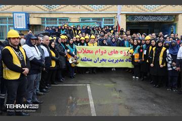 مانور گروه‌های مردمی دوام در منطقه 17 تهران 10