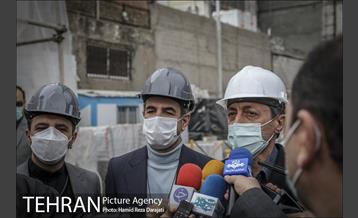 بازدید فتاح رئیس بنیاد مستضعفان از ساختمان پلاسکو 24