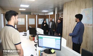 بازدید عضو شورای شهر از مرکز ارتباطات شهرداری تهران 9