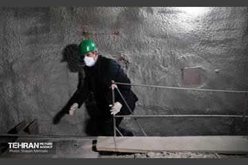 بازدید اعضای کمسیون حمل و نقل شورای اسلامی شهر از ایستگاه تقاطعی مترو توحید 40