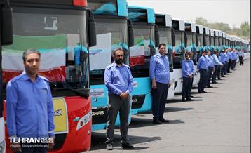 رونمایی از ۱۰۰ دستگاه اتوبوس ناوگان حمل و نقل عمومی شهر تهران 41