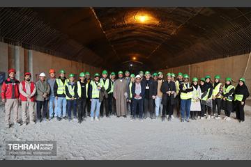 بازدید دانشجویان از پروژه ایستگاه مترو تختی 9