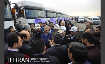 مانور ماشین آلات و تجهیزات ستاد برف روبی شهرداری تهران 8