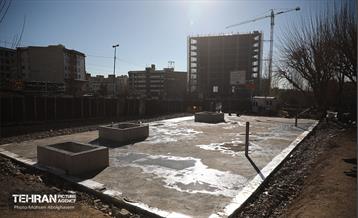 احداث مخازن آب بوستان بانوان