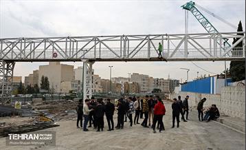 بازدید دانشجویان از پروژه خرازی و تقاطع آبشناسان-جنت آباد  5