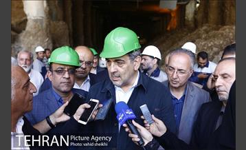 بازدیدشهردار تهران از پروژه های زیرگذر گیشا و استاد معین 14