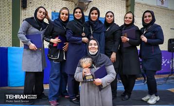 اختتامیه مسابقات والیبال بانوان 14