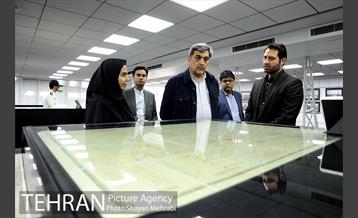 بازدید شهردار تهران از موزه نقشه تهران 10