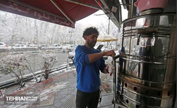 روز برفی در منطقه 8