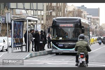 بهره‌برداری از اتوبوس های برقی شهر تهران 47