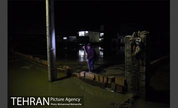 تخلیه آب از منازل مسکونی شهر آق قلا34