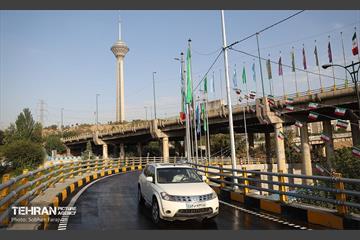 بهره‌برداری از دوربرگردان غیرهمسطح شمال به شمال بزرگراه چمران 7