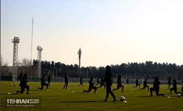 تمرین تیم ملی فوتبال زنان 5
