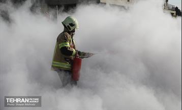 دوره آموزشی آتش‌نشانی ویژه خبرنگاران 10