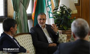 دیدار رئیس بنیاد مستضعفان با شهردار تهران