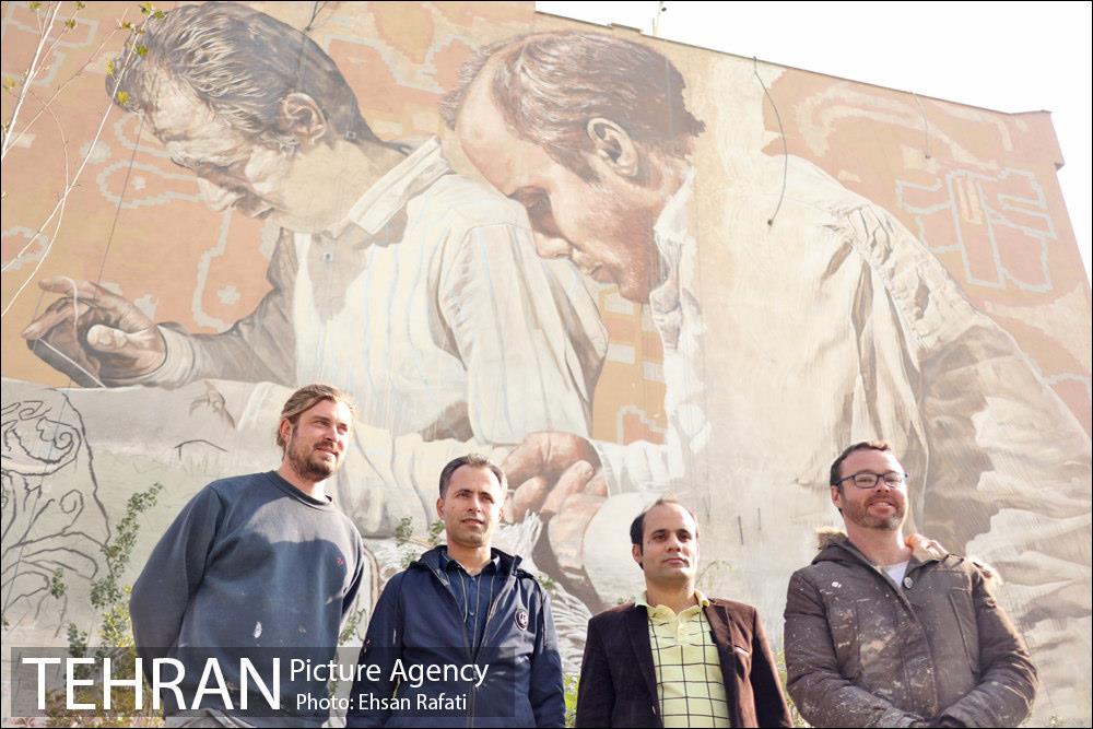 مراسم رونمایی از اثر دیوارنگاری هنرمندان استرالیایی  25