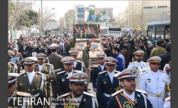 تشییع پیکر مطهر دو شهید گمنام 7