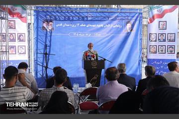 رونمایی از المان یادبود شهدای جنگ 12 روزه میدان قدس 23
