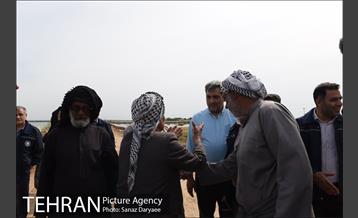 بازدید شهردار تهران از منطقه سیل زده پل سبحانیه دشت آزادگان 6