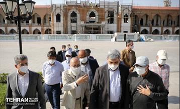 بازدید پیروز حناچی و مهدی چمران از پروژه خانه شهر(بلدیه قدیم) 12