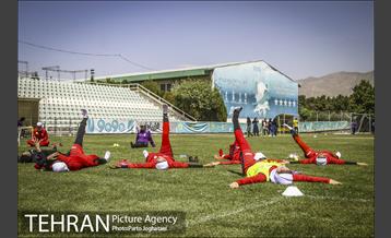 تمرین تیم ملى فوتبال بانوان 25