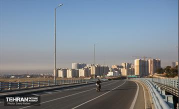 بازگشایی پل تقاطع غیرهمسطح بزرگراه شهید همدانی با رودخانه وردآورد 13