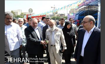 بازدید رییس شورای اسلامی شهر تهران و مدیر عامل سازمان میادین شهرداری تهران از مراکز عرضه بهداشتی دام 10