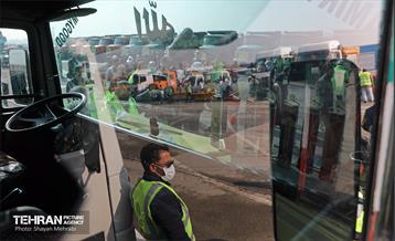 مانور برف روبی منطقه 19 شهرداری تهران 39