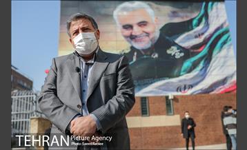 مراسم رونمایی از دیوارنگاره شهید سلیمانی 30