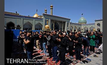 عزاداری تاسوعا در حرم شاه عبدالعظیم حسنی (ع) 9