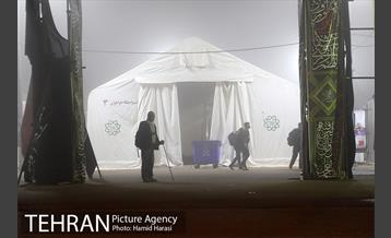 ارائه خدمات نیرو های خادم الحسین (ع) در مرز شلمچه 22