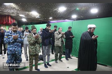 وداع با پیکر مطهر شهید مدافع حرم سیدعلی حسینی 22