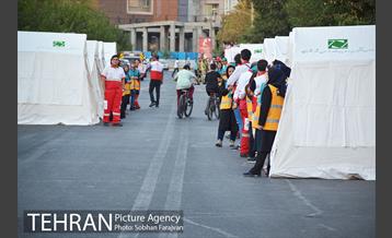 مانور زلزله امن و اسکان اضطراری منطقه 5 15