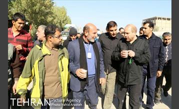 بازدید دکتر قالیباف از موکب جنت الزهرا (س) در کربلا 11