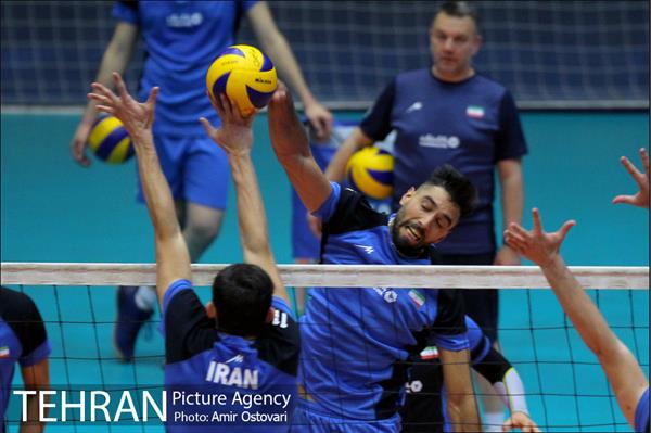 تمرین تیم ملی والیبال مردان ایران 4
