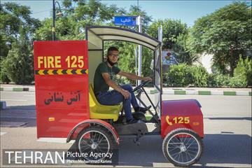 روز جهانی دوچرخه سواری با حضور توان یابان در بزرگترین بوستان ترافیک تهران 1
