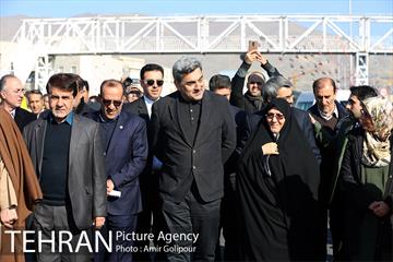 آیین بهره برداری تقاطع غیرهمسطح بزرگراه شهید حکیم با بلوار المپیک 3