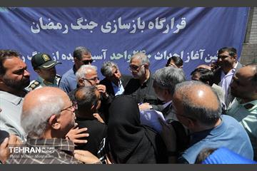 کلنگ‌زنی احداث ۲۴۰ واحد مسکونی آسیب‌دیده از جنگ رمضان 8