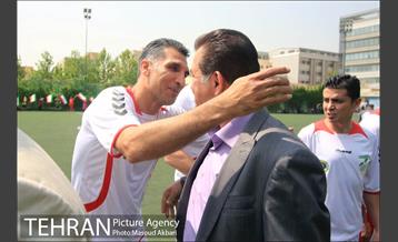 دیدار رسانه ورزش و پیشکسوتان تیم ملی فوتبال ایران به نفع سیل زدگان 5