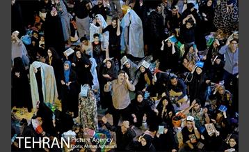 مراسم احیای شب بیست وسوم ماه رمضان درحرم حضرت عبدالظیم حسنی(ع) 29