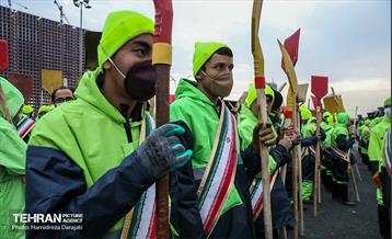 مانور برف روبی شهرداری منطقه 6 18