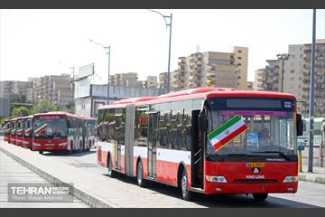آیین بهره‌برداری از ۴۰ دستگاه اتوبوس دوکابین بازسازی شده 11