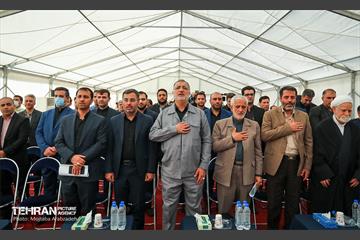 آیین آغاز به ساخت ۱۴ میدان، بازار و بازارچه میوه و تره بار