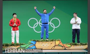 قهرمانی کیانوش رستمی در وزنه برداری المپیک ریو 26