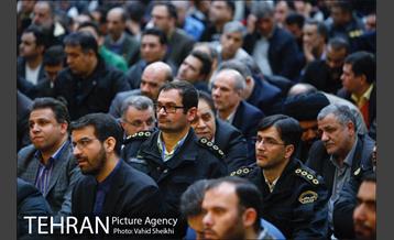 آیین تجدید میثاق اعضای محترم شورای اسلامی شهر تهران و مدیران شهری با آرمان های امام راحل(ره) 11