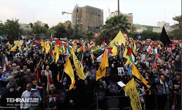 اجتماع مردم تهران در محکومیت جنایت رژیم صهیونیستی 16