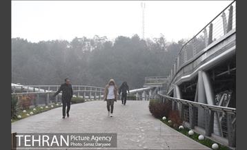 بارش باران در منطقه گردشگری عباس آباد 13