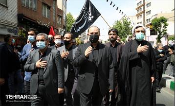 مراسم تشییع و تدفین شهدای گمنام در منطقه ۳ تهران  15