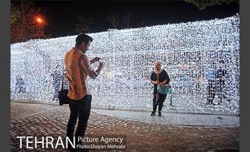 تونل نوری بوستان دانشجو به مناسبت دهه کرامت 20