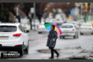 بارش باران زمستانی در تهران 14